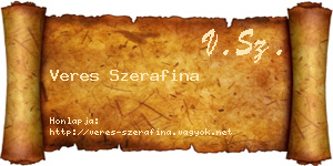 Veres Szerafina névjegykártya